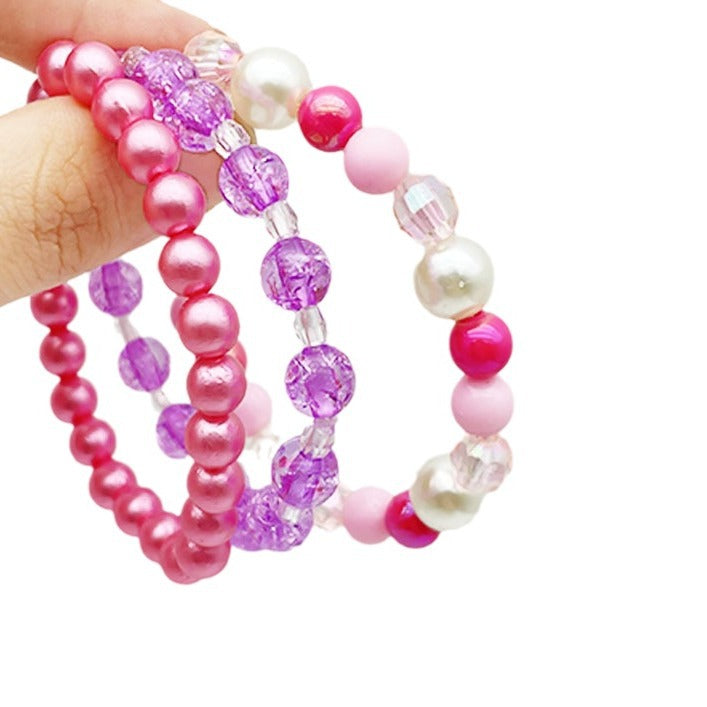 Ethnic Style Dull Polish Bead Tassel Bracelets