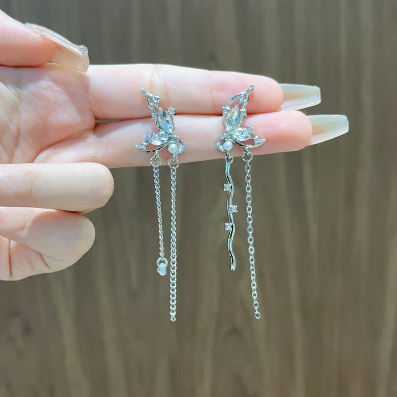 Women's Fashionable Light Luxury Butterfly Design High-grade Rings