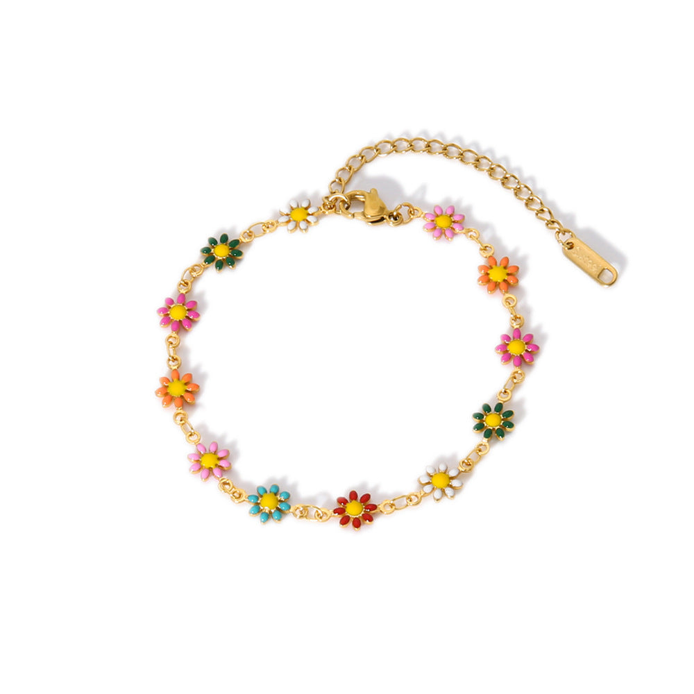 Style Female Fashionable Golden Color Little Bracelets