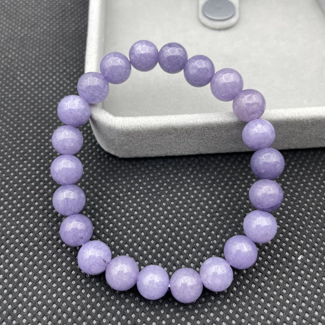Women's & Men's Optimized Lavender Jade Crystal Fashion Live Bracelets