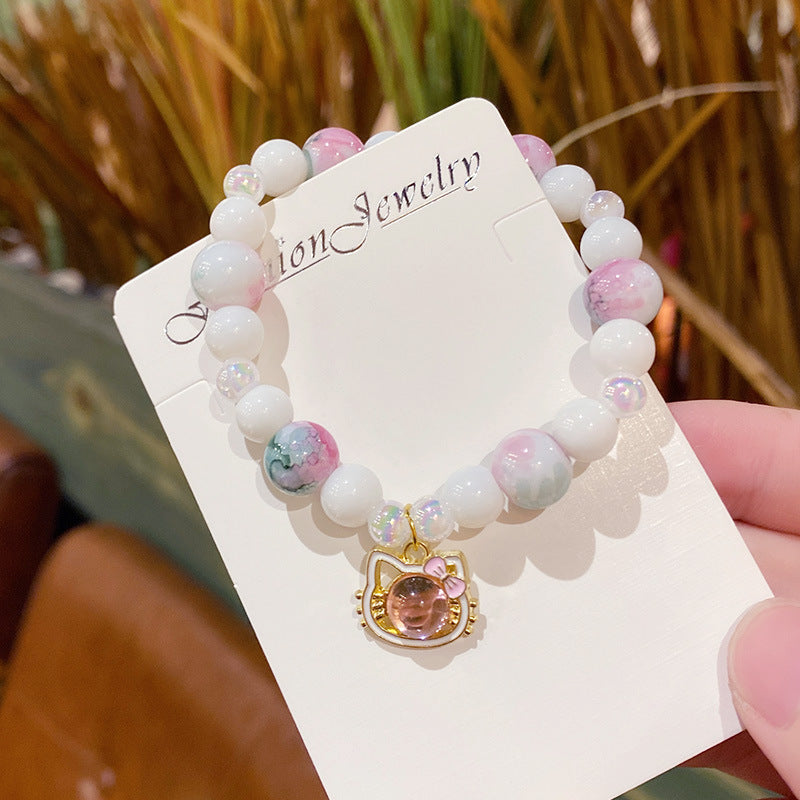 Women's High-grade Gourd Beaded Light Luxury Korean Style Girlfriends Bracelets