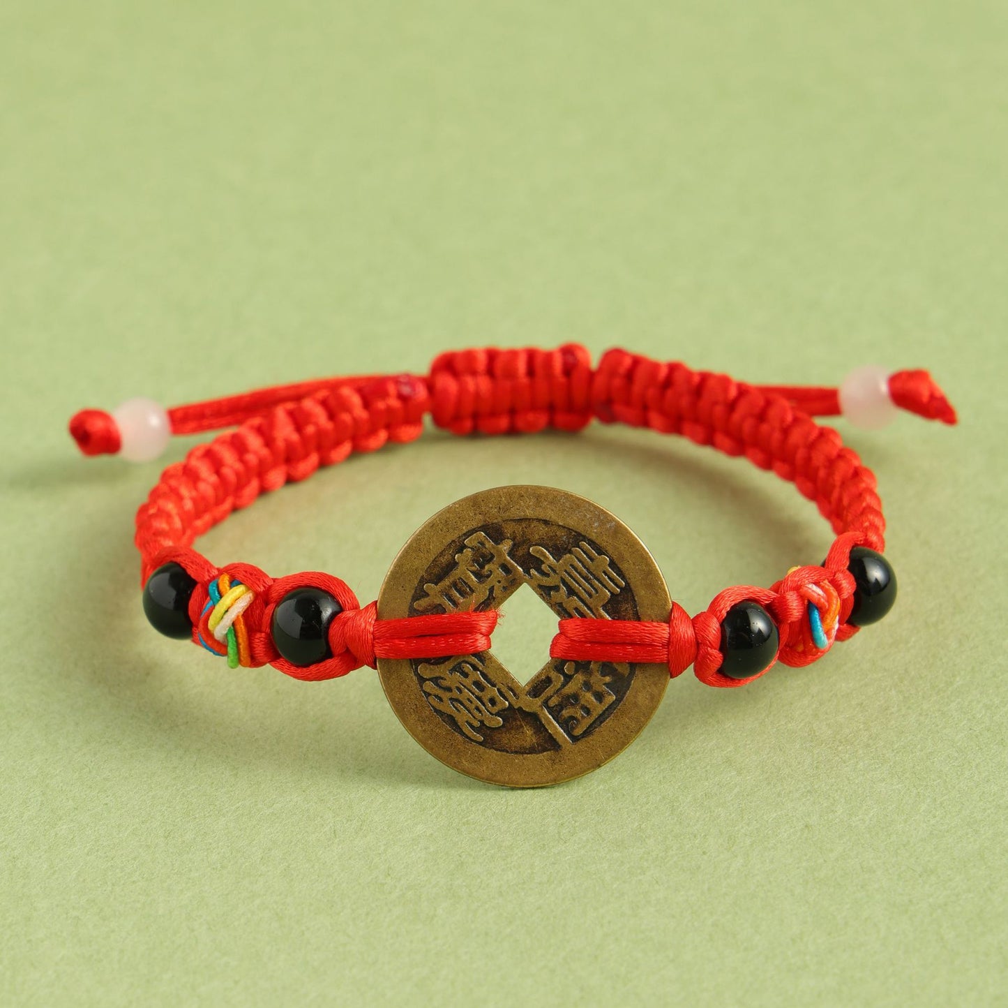 Women's & Men's Dynasty Five Coins Copper Coin Handmade Bracelets