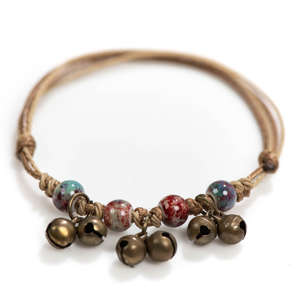 Style Concubine Drunk Kiln Porcelain Beads Bracelets