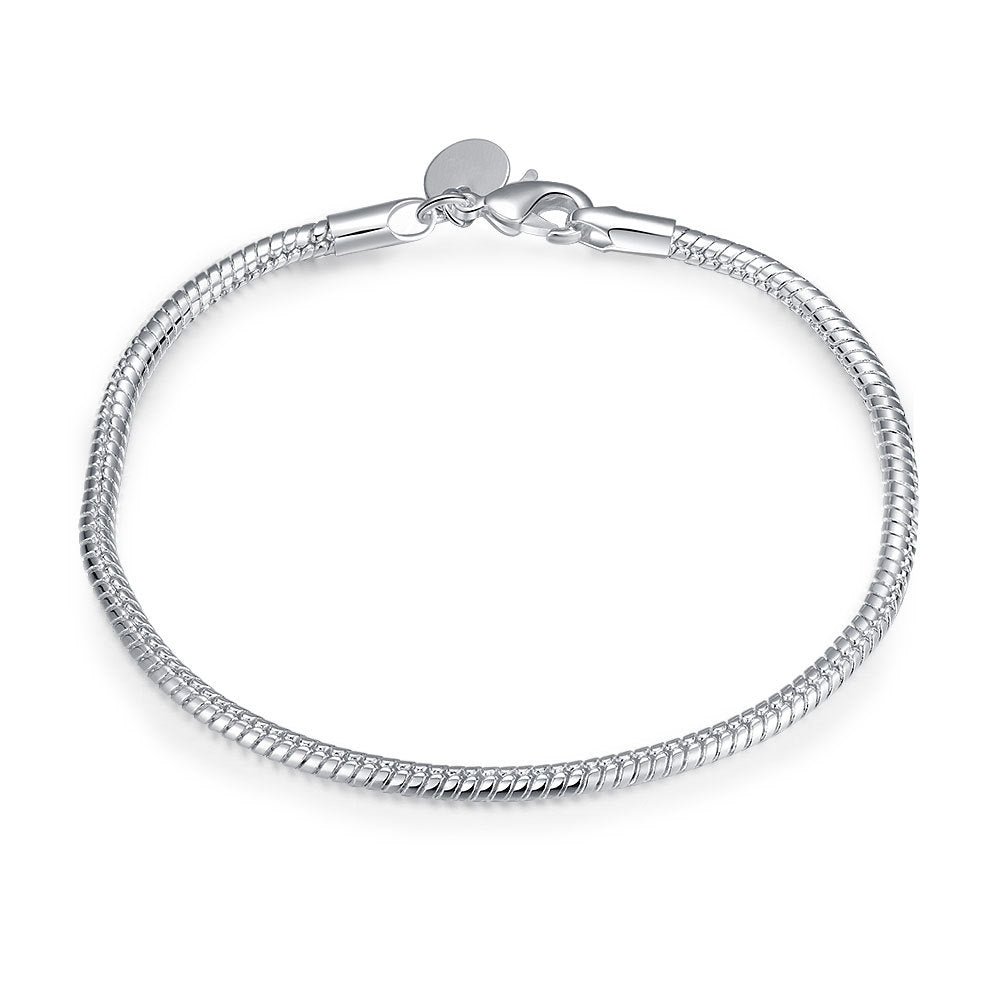 Ornament Sier Plated Snake Bone Popular Bracelets
