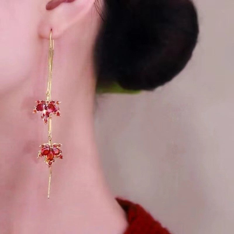 Women's Tassel Ear Thread Trendy Light Luxury Earrings