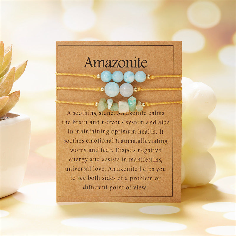Stone Beaded Suit Citrine Irregular Gravel Bracelets