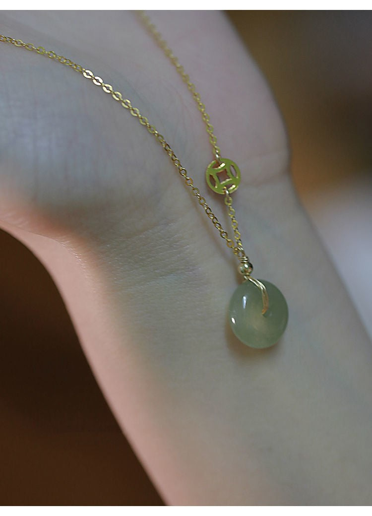 Jade Female Clavicle Chain Summer Cold Necklaces