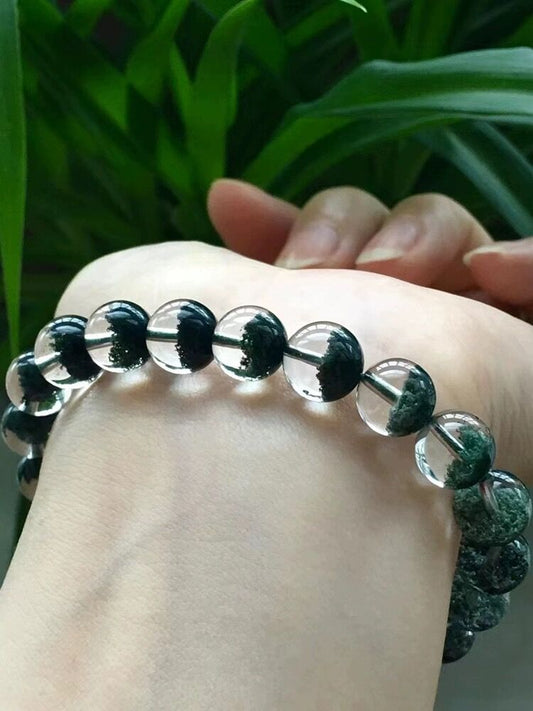 Women's & Men's Phantom Quartz Cornucopia Quiet Stone Made Of Loose Bracelets