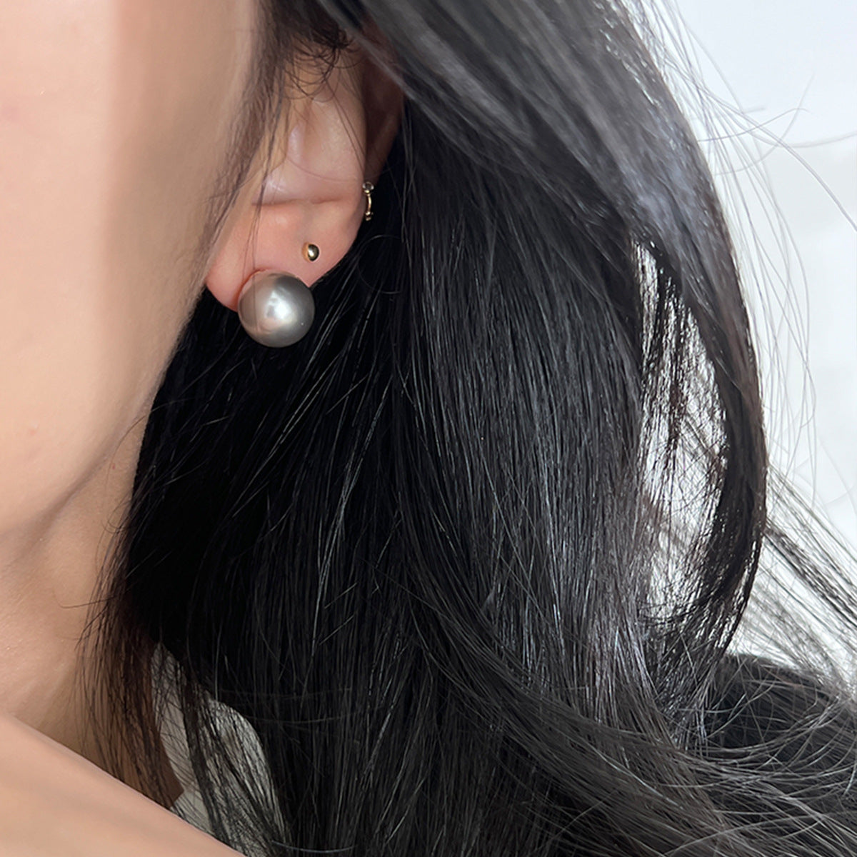 Women's Style High-grade Pearl For Sterling Sier Earrings