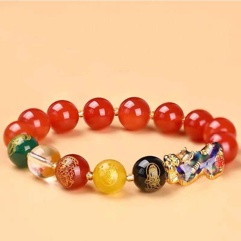 Men's Change Alluvial Gold Pi Beaded Ladies Bracelets