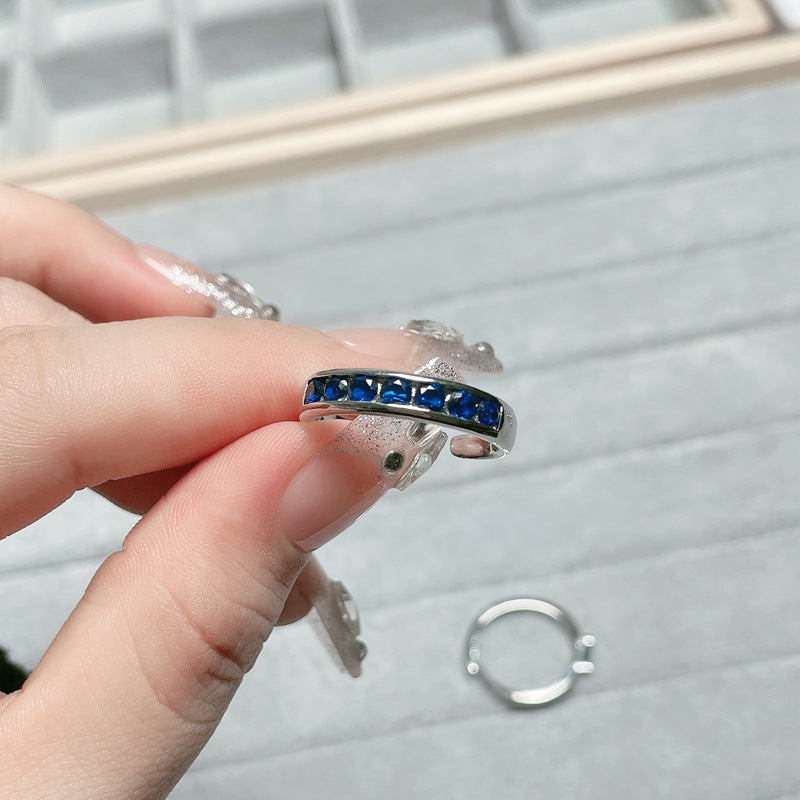 Zircon Lace Palace Style Open Female Rings