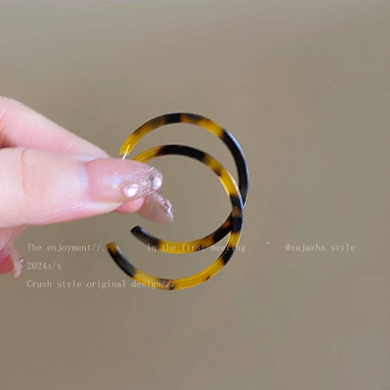 Simple Large Circle Female High Sense Ear Earrings