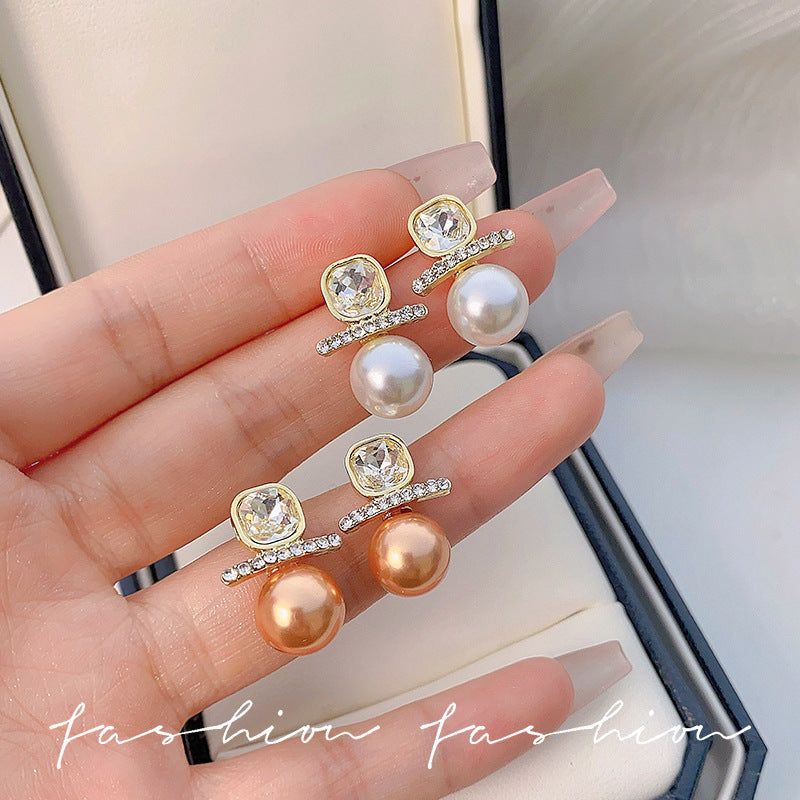 Women's Sier Retro Affordable Luxury High-grade French Earrings