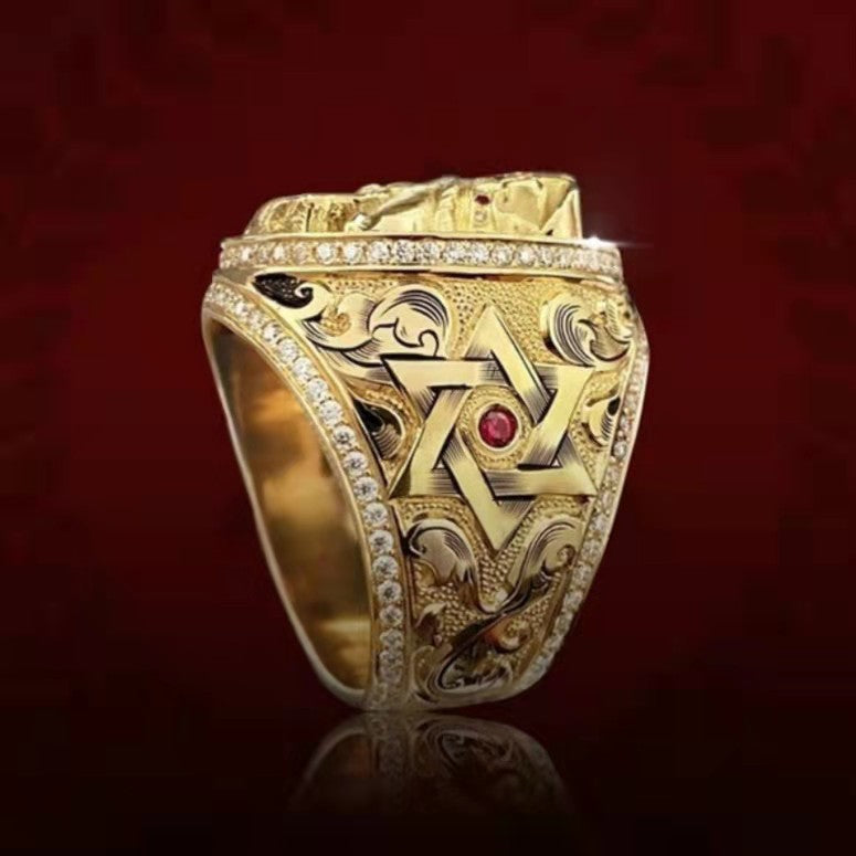 Men's Beautiful Jewelry Crown Skull Alloy Rings
