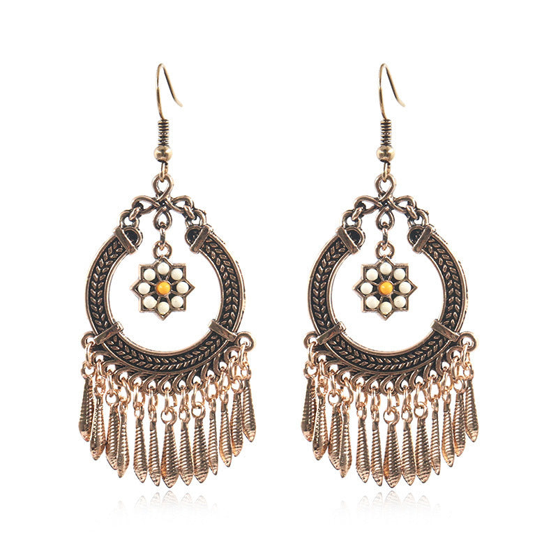 Bohemian Ethnic Style Fashion Popular Geometric Earrings