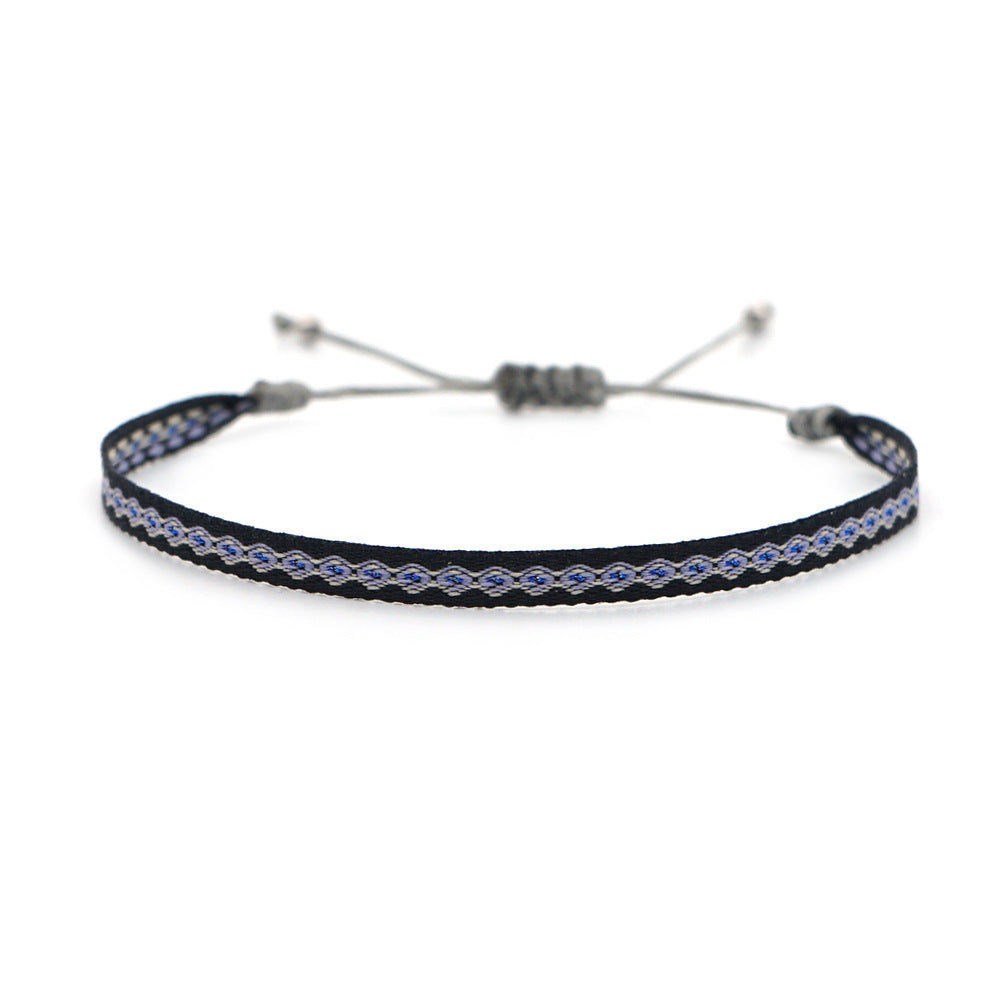 Women's South American Columbia Ethnic Style Webbing Bracelets