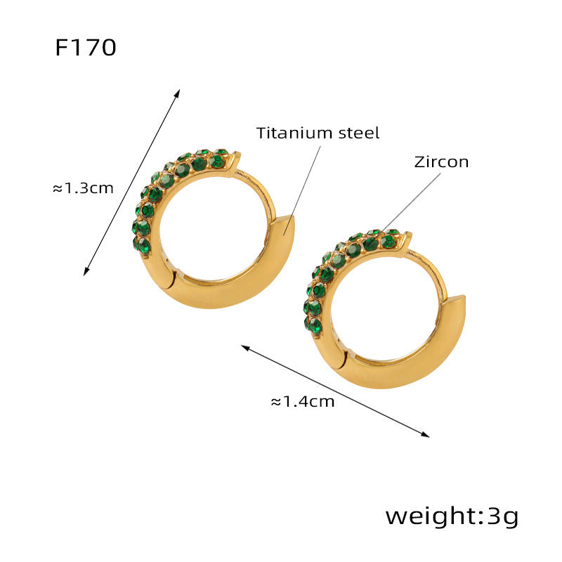 Luxury Twist Vintage Gold U-shaped Fashion Earrings