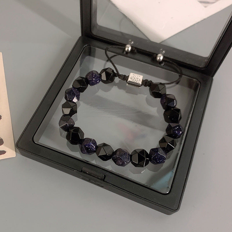 Men's Green Light Luxury Couple Minority Simple Bracelets