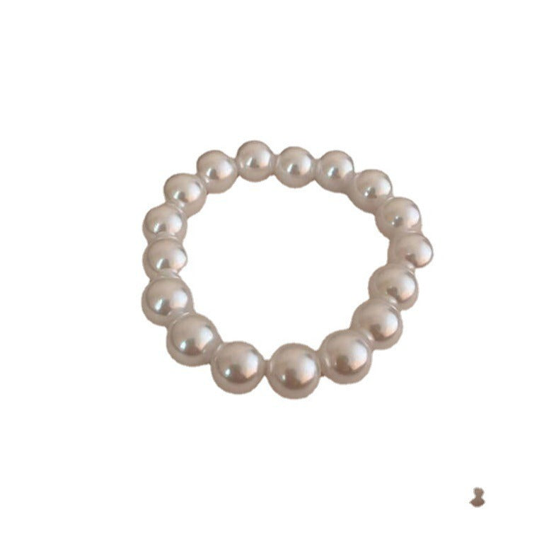 Retro Simple Stretch Pearl String Beads High Sense Bracelets