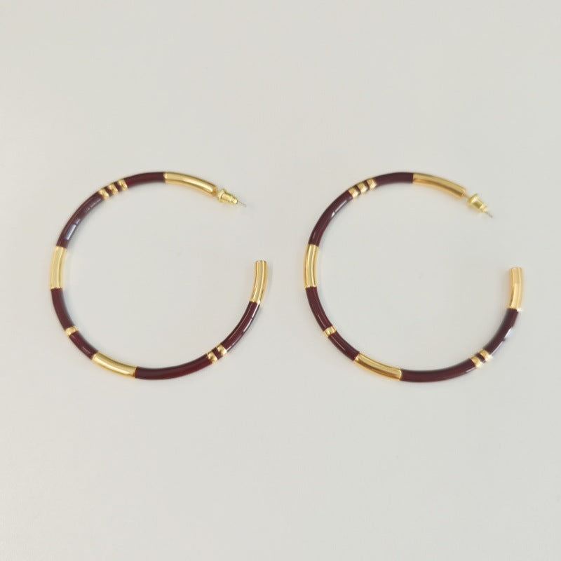 Patch Female French Entry Lux Niche Earrings