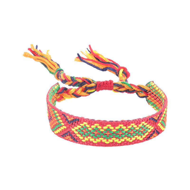 Style Woven Colorful Tassel Lucky Friendship Bracelets