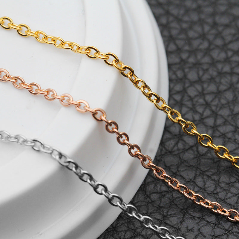Women's Steel Gold-plated Rose Gold Titanium Fashion Necklaces