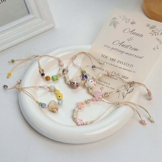 Women's Ceramic Summer High-grade Girlfriends Mori Artistic Minimalist Popular Bracelets