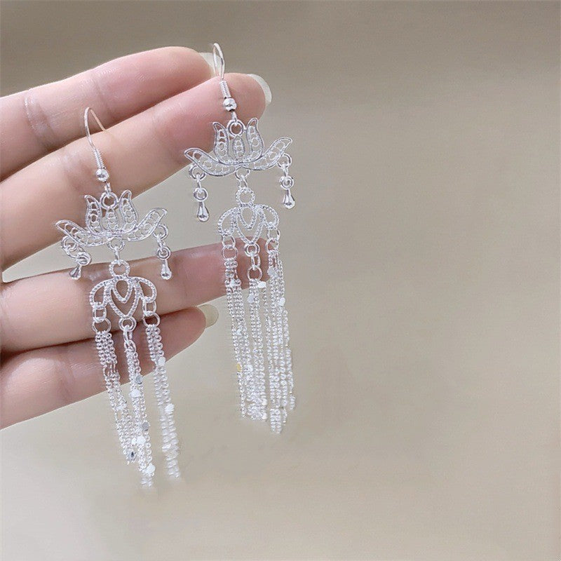 Chinese Style Retro National Miao Sier Earrings