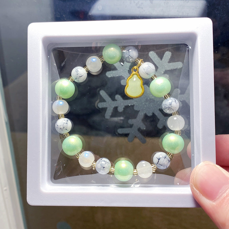 Women's High-grade Gourd Beaded Light Luxury Korean Style Girlfriends Bracelets