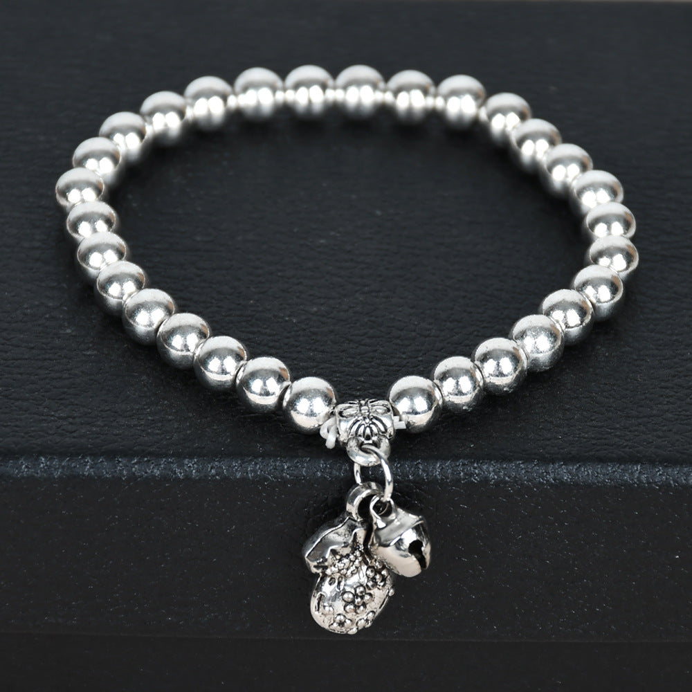 Chinese Style Large Sier Female Lotus Seedpod Bracelets