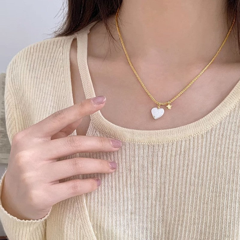 Jade Female Light Luxury Minority Clavicle Necklaces