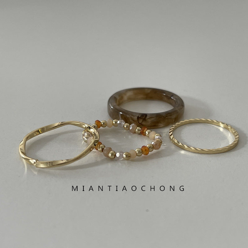 Sheet French Personalized Index Finger Little Rings
