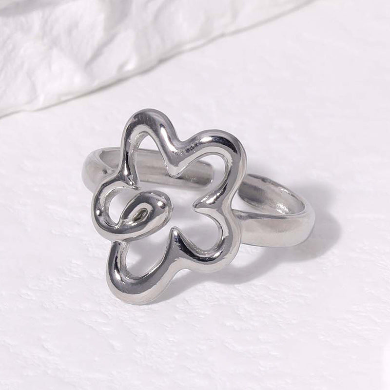 Women's Steel Simple Personality Index Finger Cold Rings