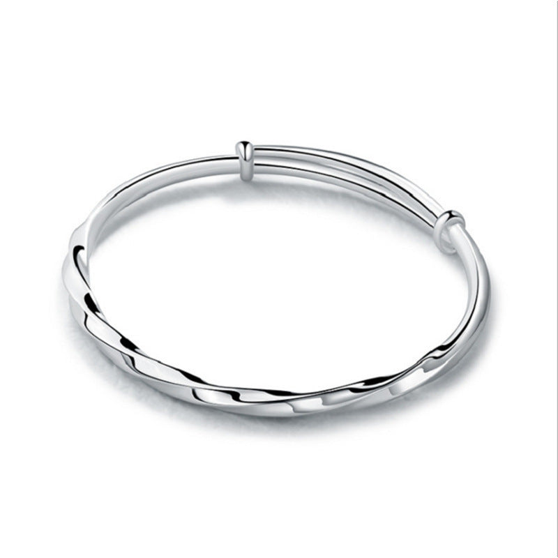 Women's Glossy Twisted Retro Twist Fashion Jewelry Bracelets
