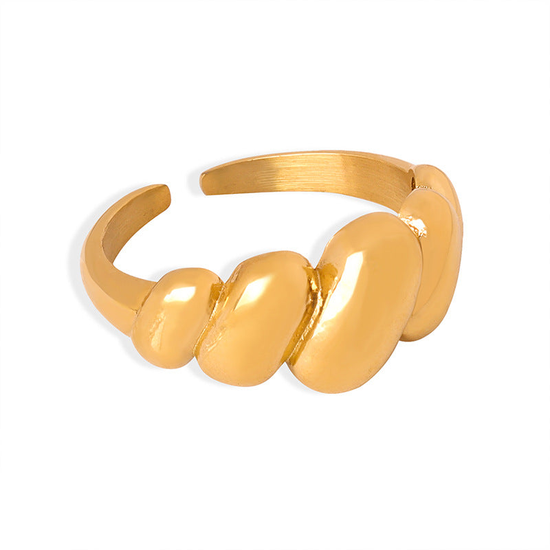 Simple Niche Casual Style Personality Ornament Geometric Rings