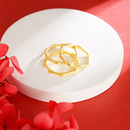 Female Niche High Sense No Color Rings