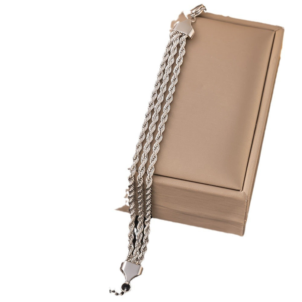 Steel For Niche Temperament Fashion Ornament Bracelets