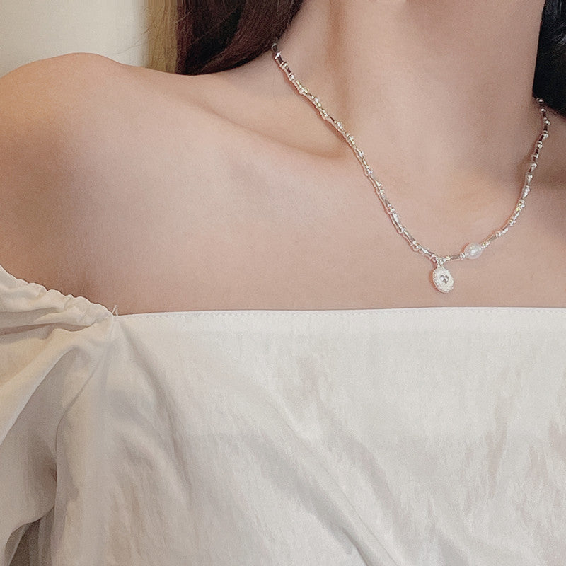 Style Sterling Sier Handmade Bamboo Heart-shaped Necklaces