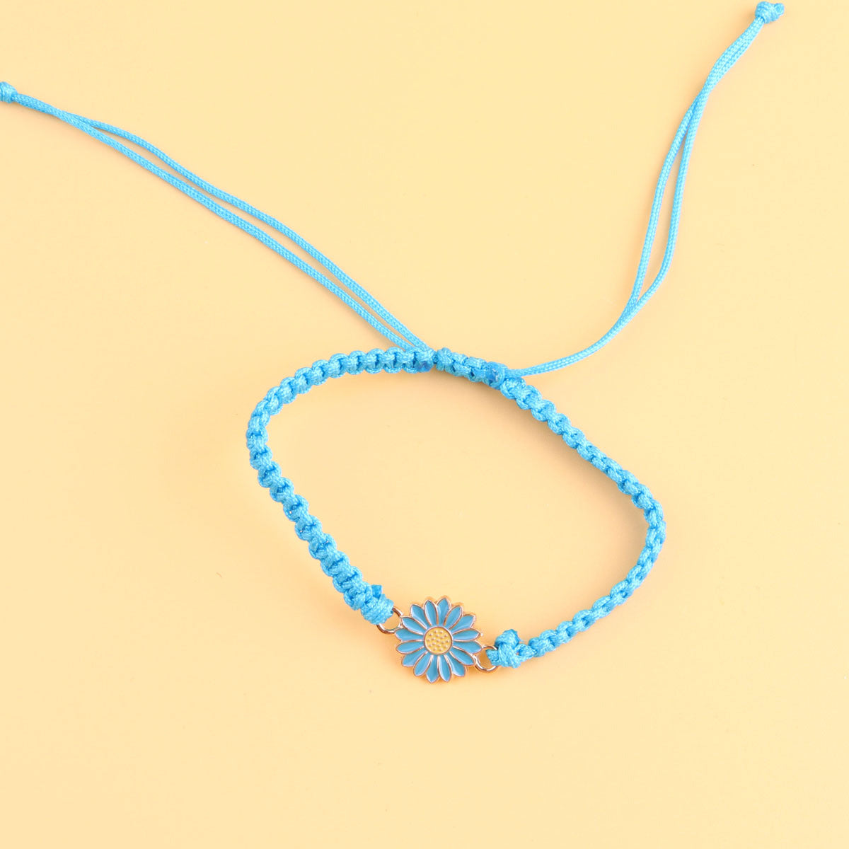 Exquisite Fashion Colorful Sunflower Woven Friendship Bracelets