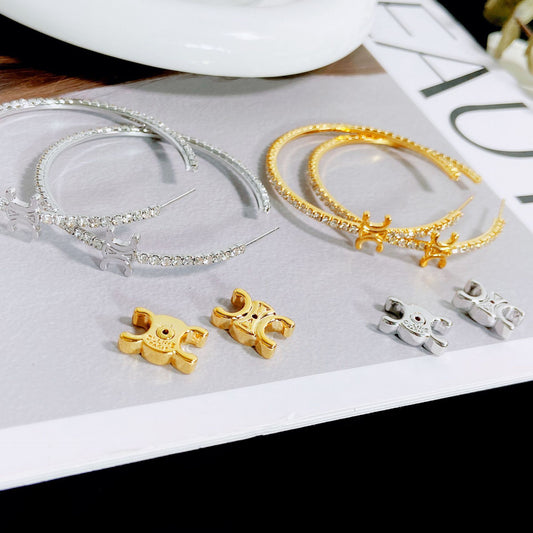 Color Arc Trendy Ear Fashion Dignified Sense Rings