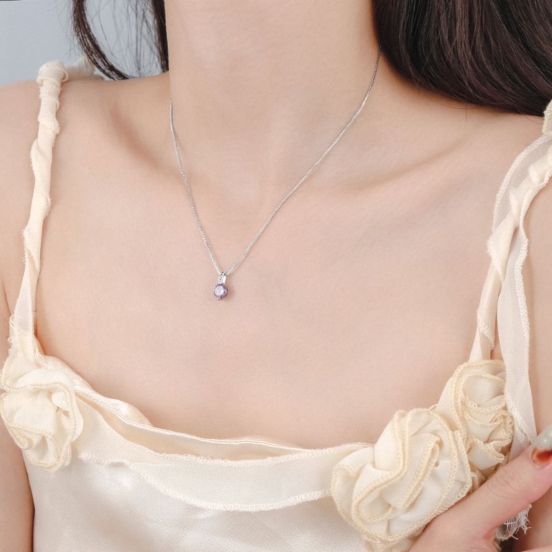 Women's Super Flash Single Drop Zircon Luxury Exquisite Necklaces