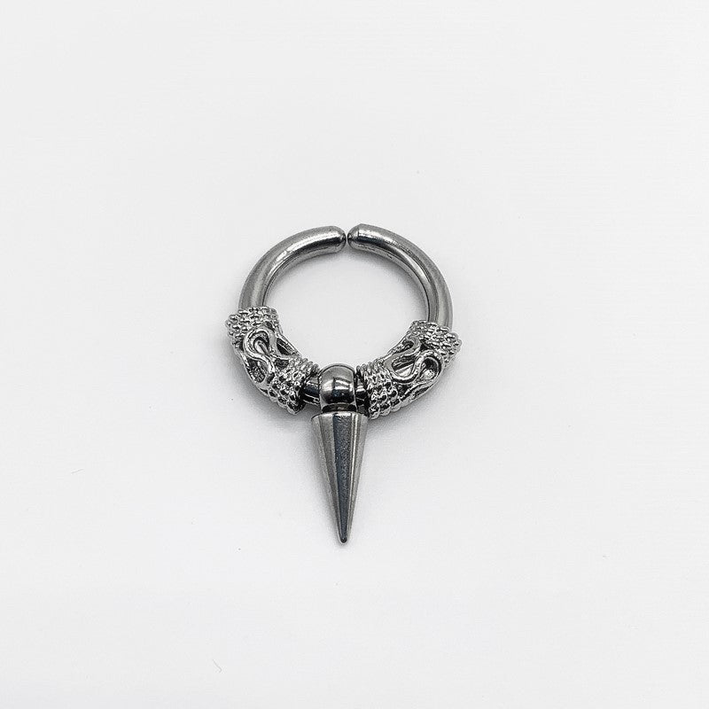 Women's & Men's Pattern Stainless Steel Titanium Ear Bone Earrings