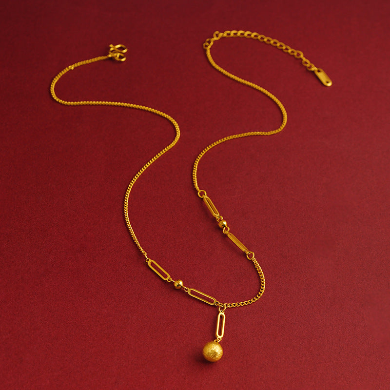 Women's & Men's Ball Bing Geometric Ornament Fashion Retro Necklaces