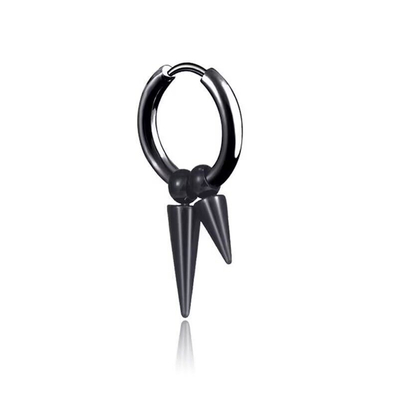 Spring Ear Clip Male Tassel Female Earrings