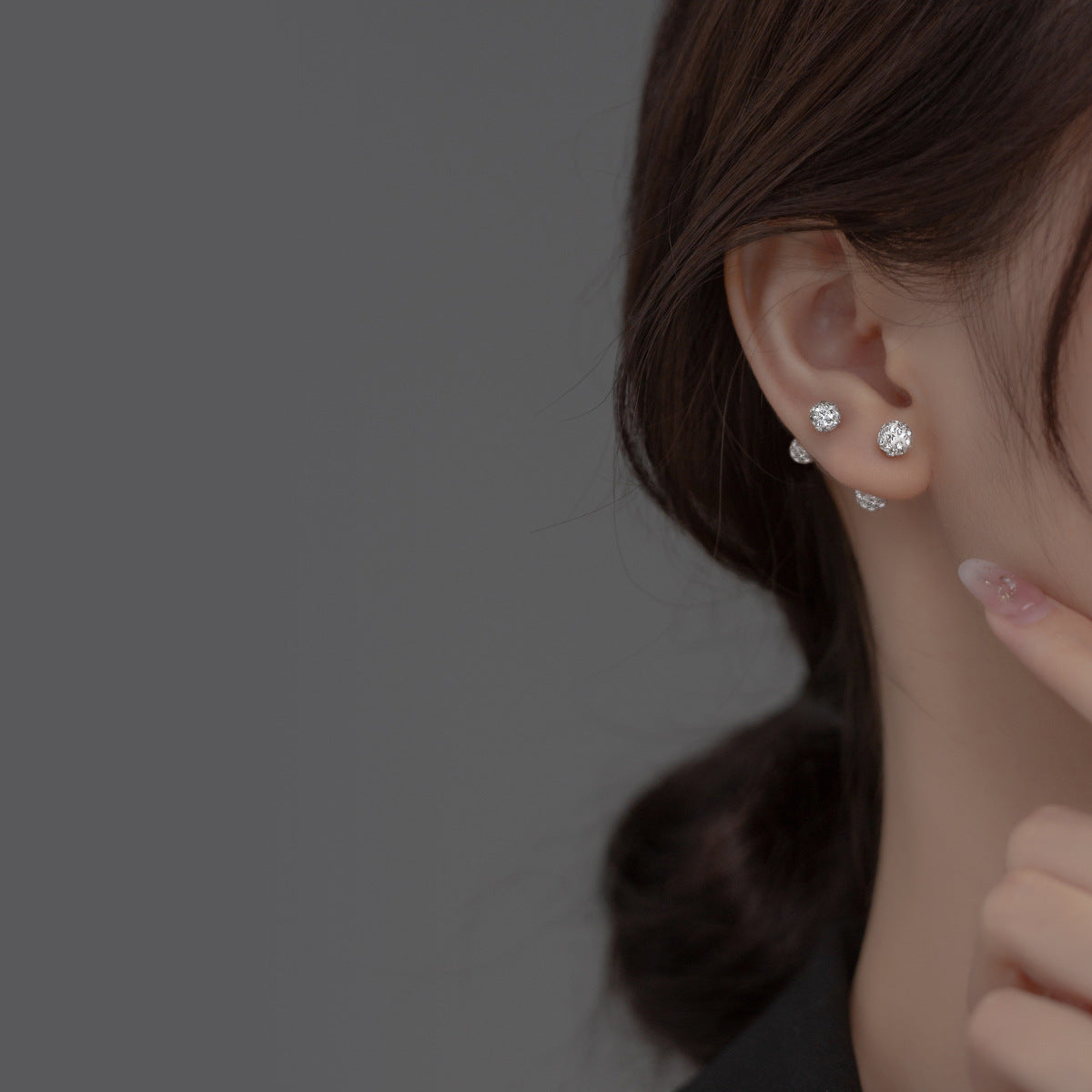 Lodge Sterling Sier Full Diamond Twist Earrings