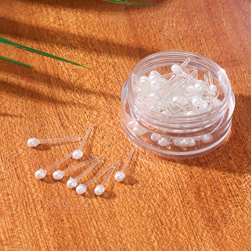 Bar Comfortable Transparent Invisible Auricular Needle Earrings