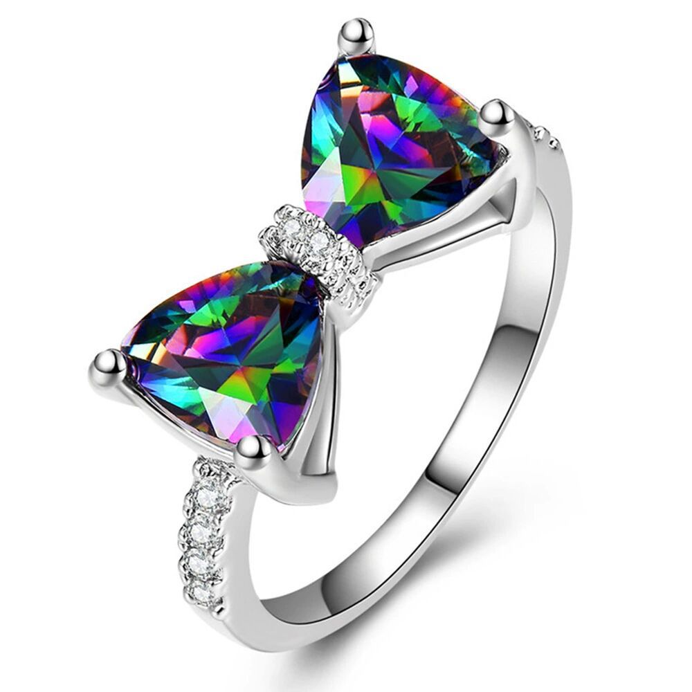 Women's Gems Series Premium Luxury Bow Zircon Rings