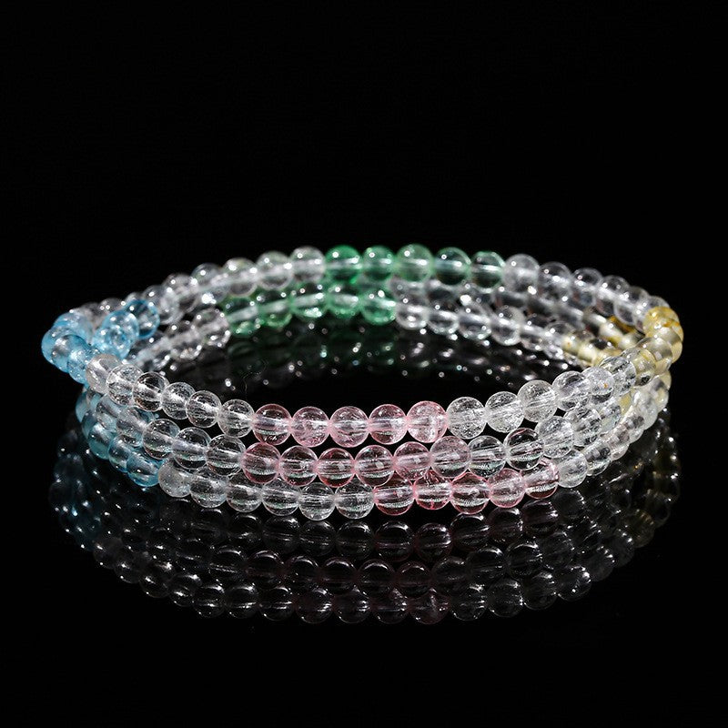Jewelry Natural Super Seven Garnet Colorful Bracelets