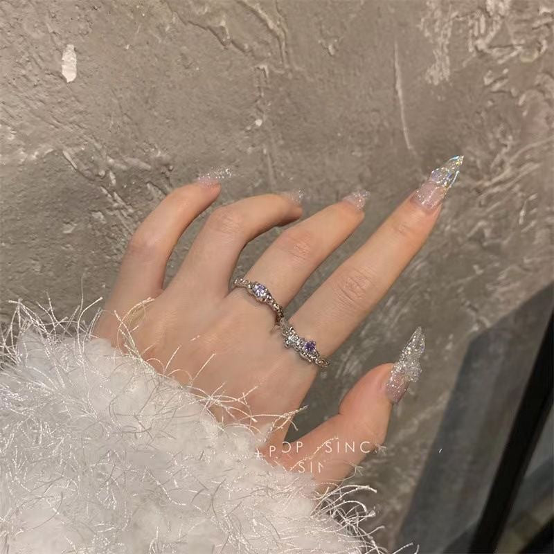 Women's Cold Wind Open Adjustable Irregular Retro Personality Affordable Rings