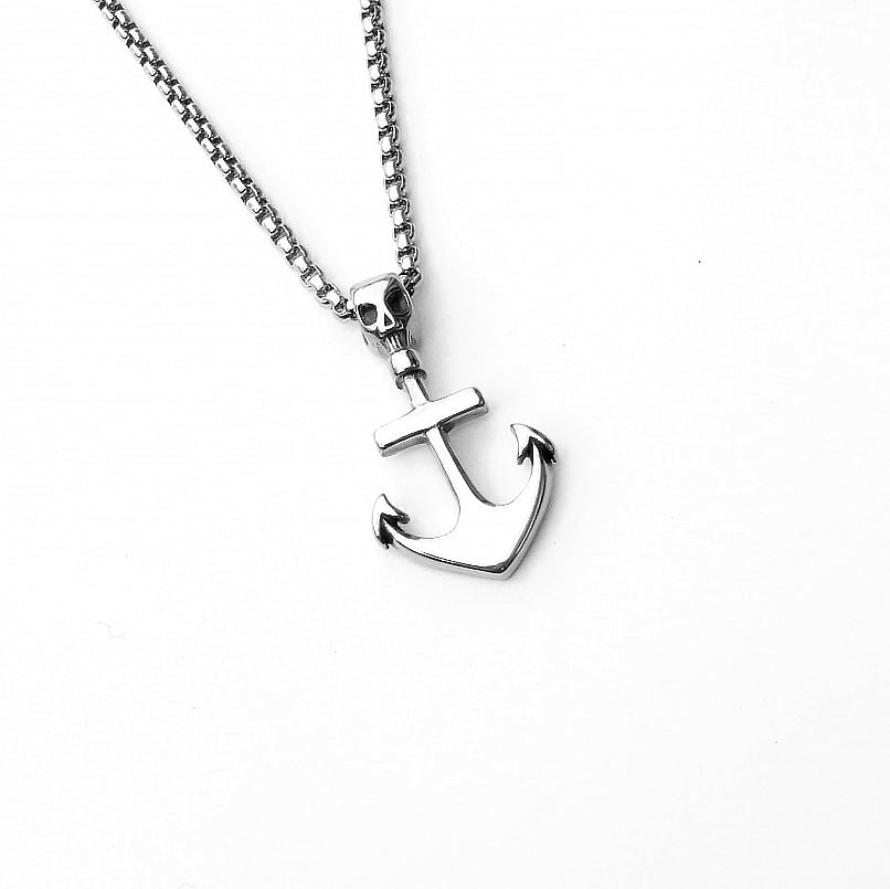 Men's Fashion Titanium Steel Double Snake Trendy Necklaces